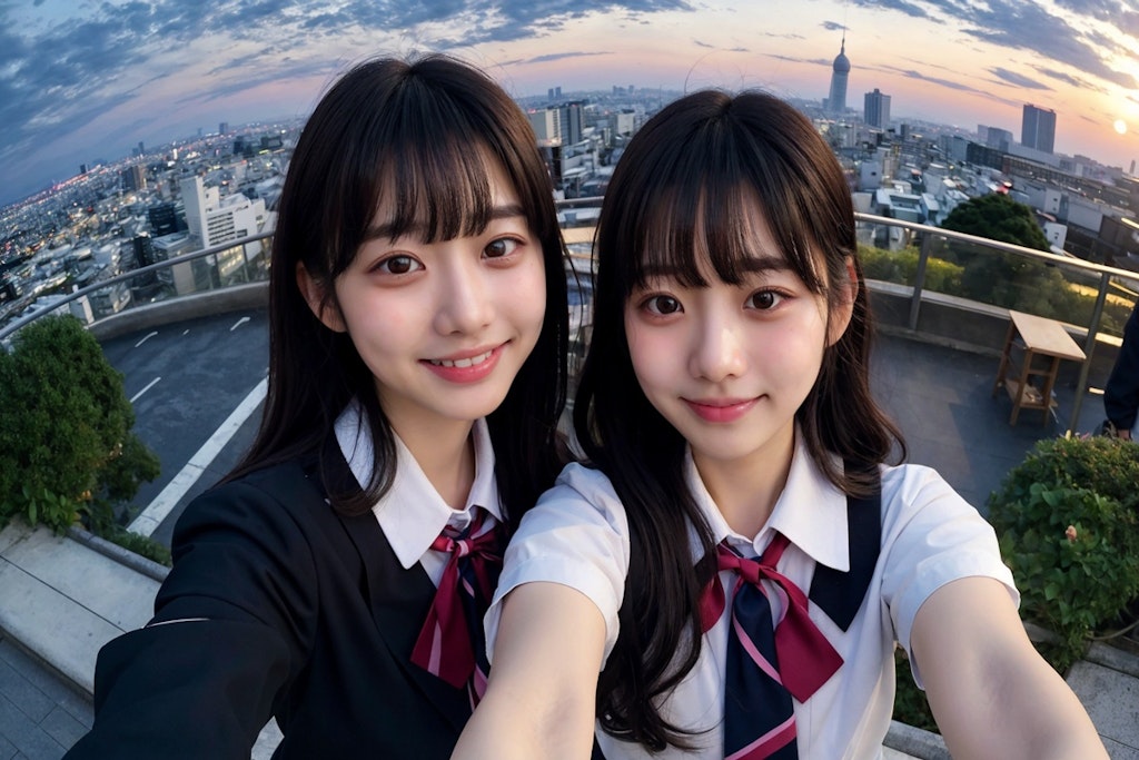 仲良し自撮り No.2