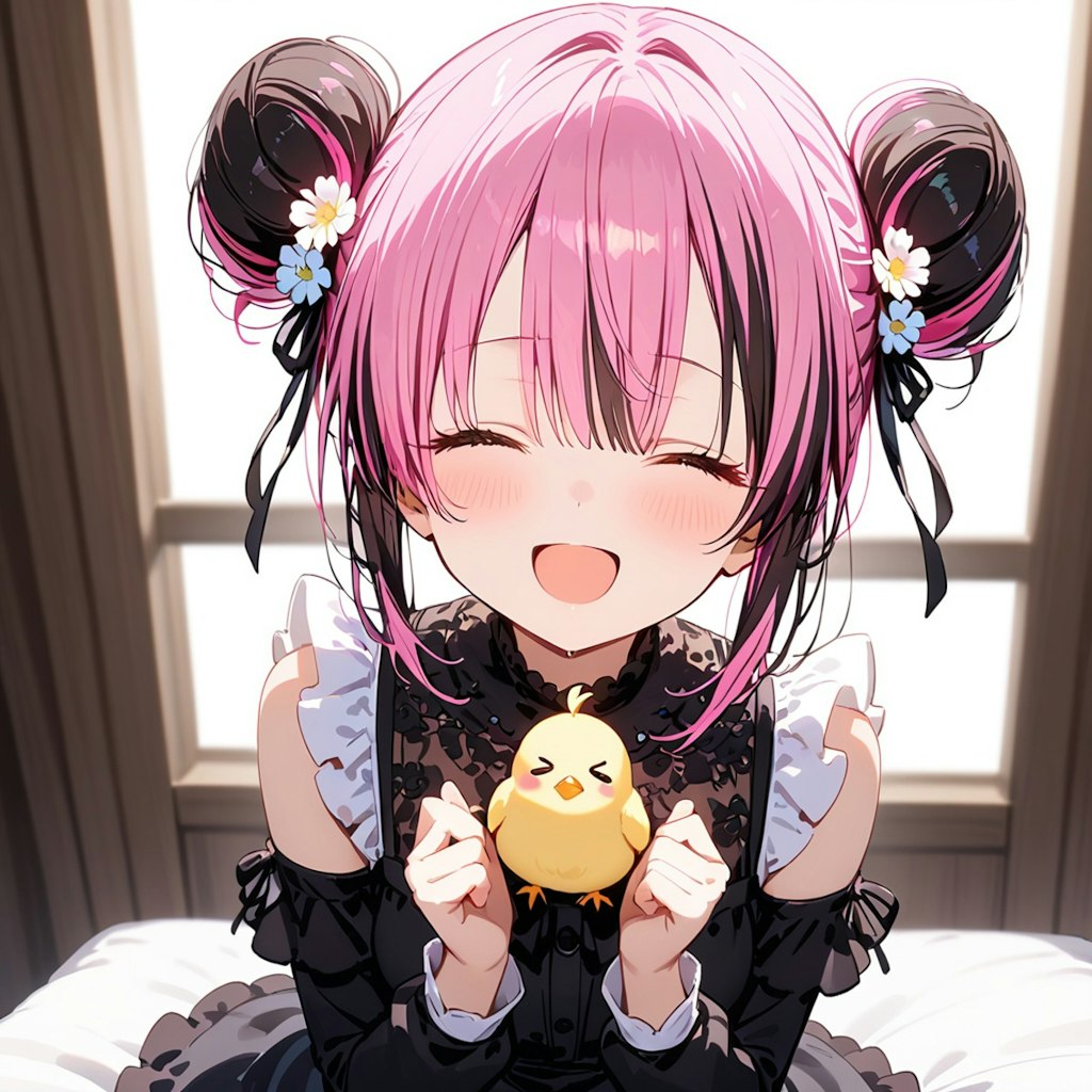 ひよことイチゴチョコちゃん