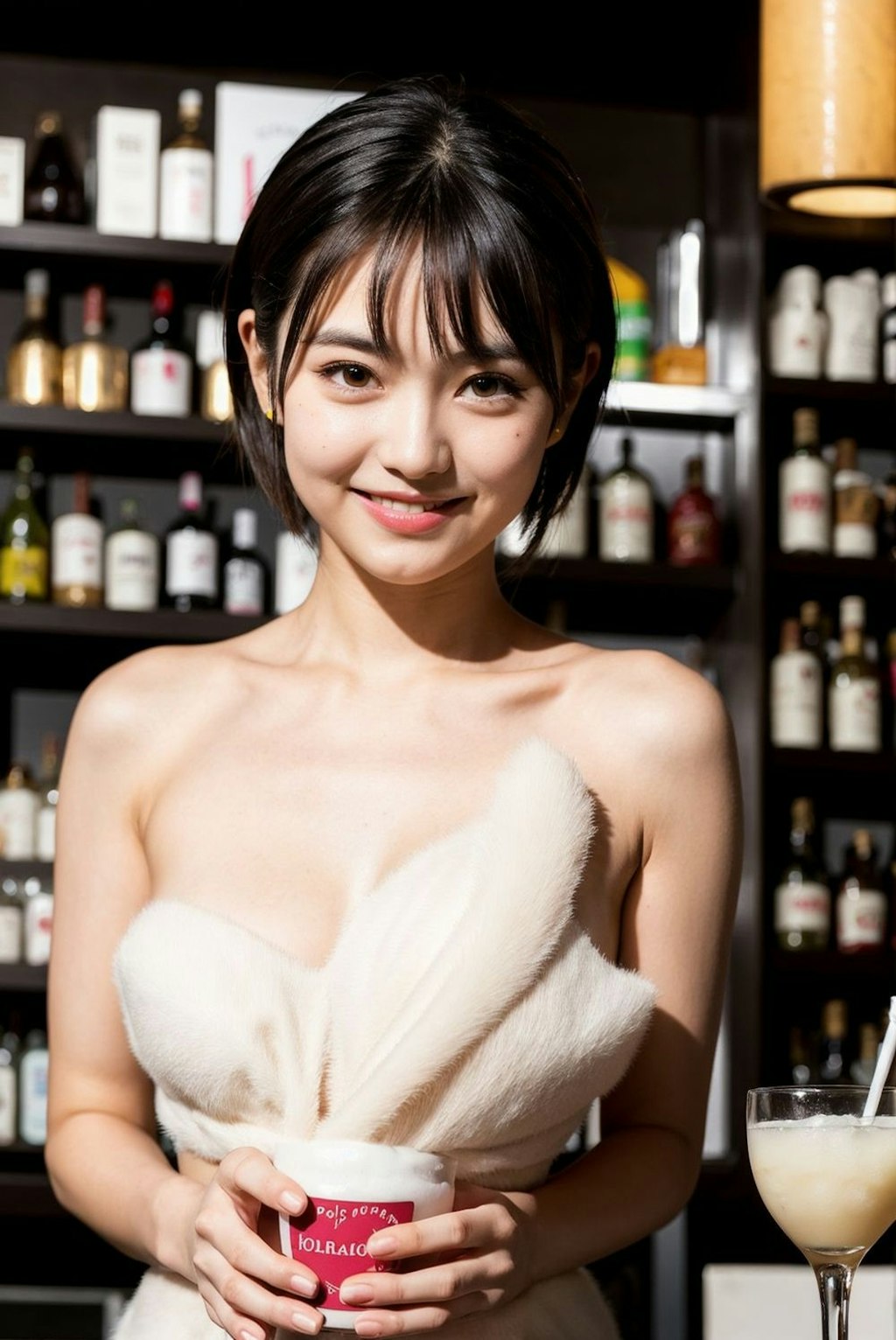 美女バーテンダーと過ごすステキなひととき