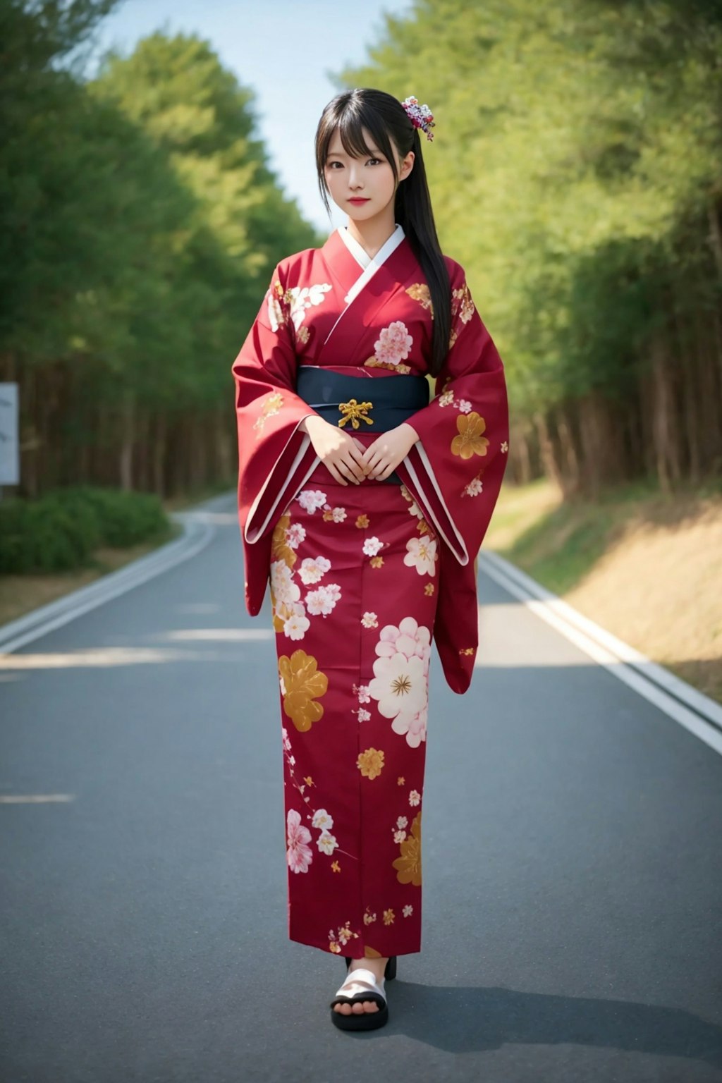 furisode　kimono