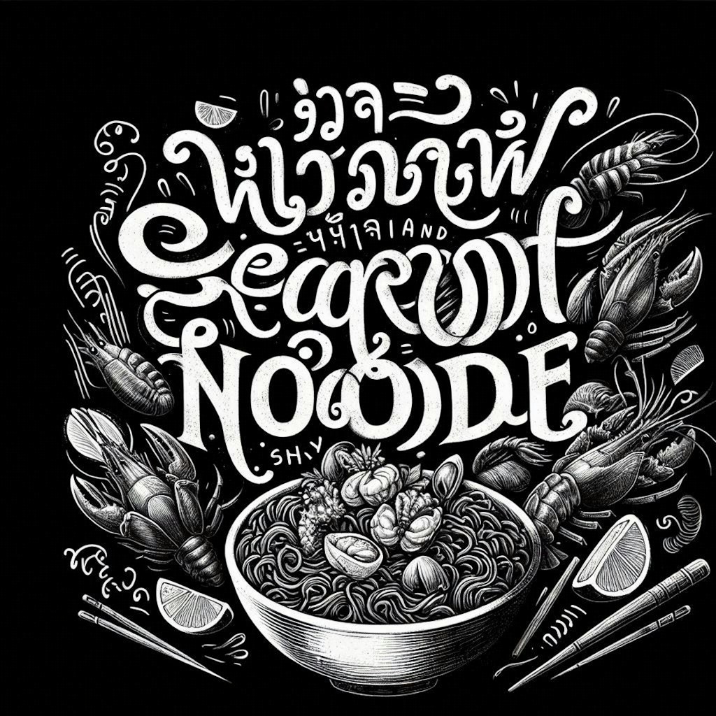 タイトル『seafood noodle』