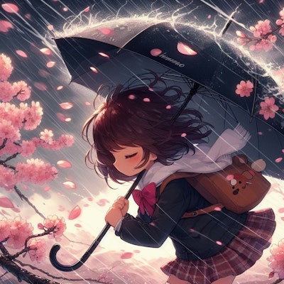 花散らしの雨（春の嵐）
