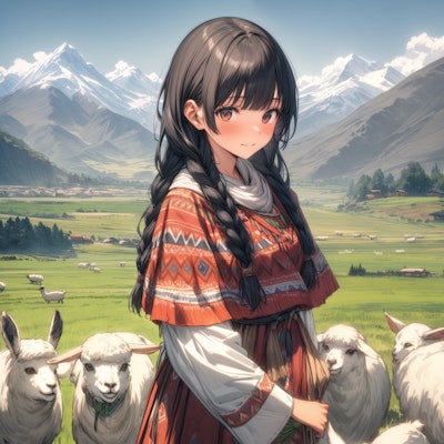 羊がいっぱい