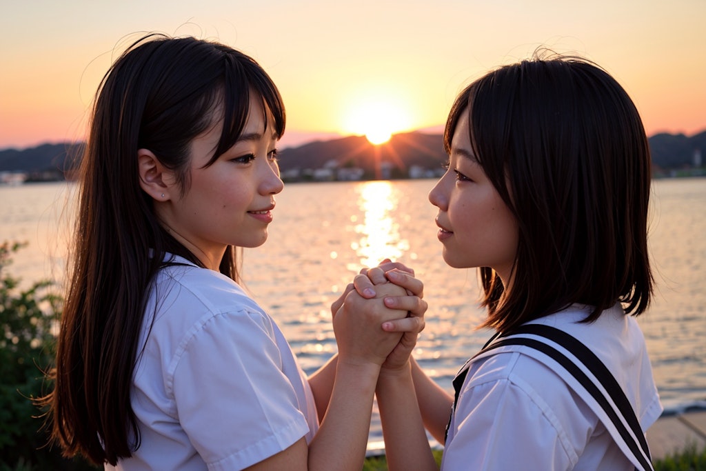 二人の帰り道（というか百合）