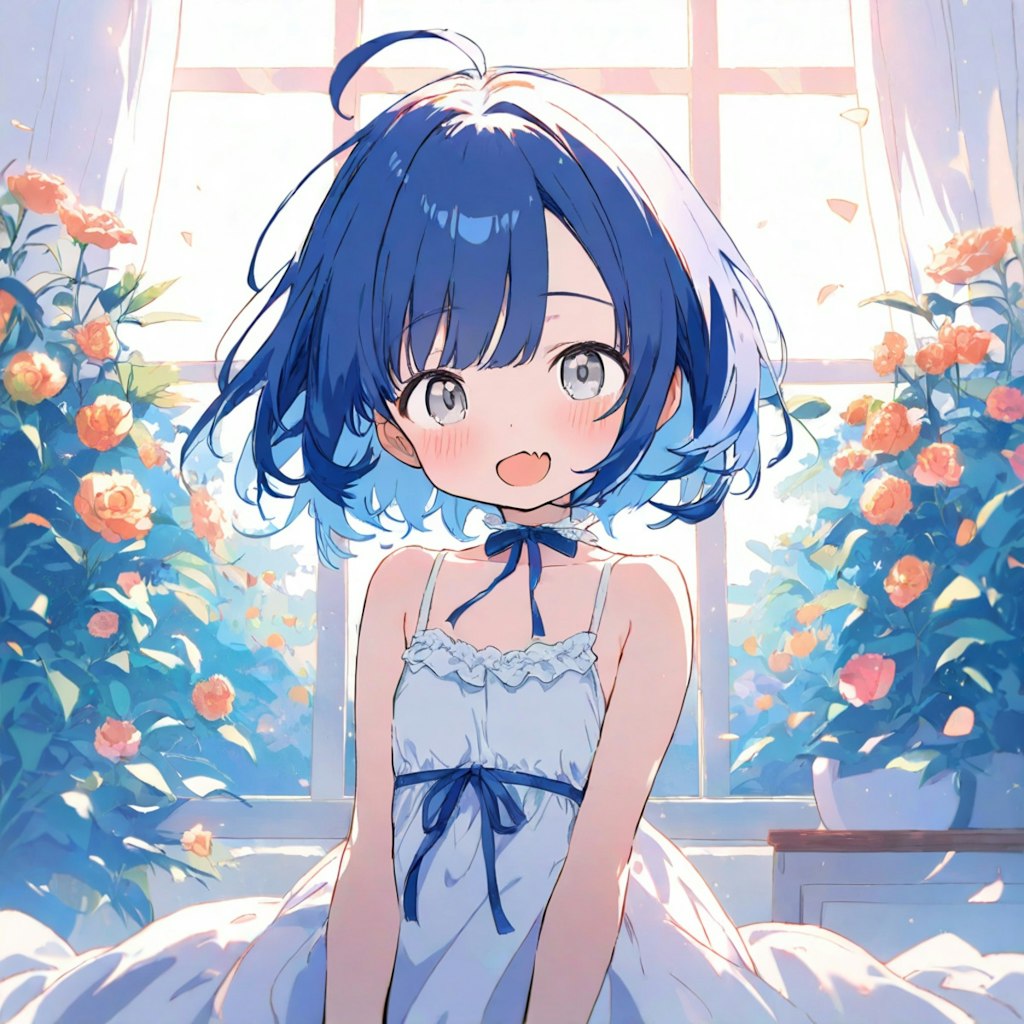 青髪ちゃん
