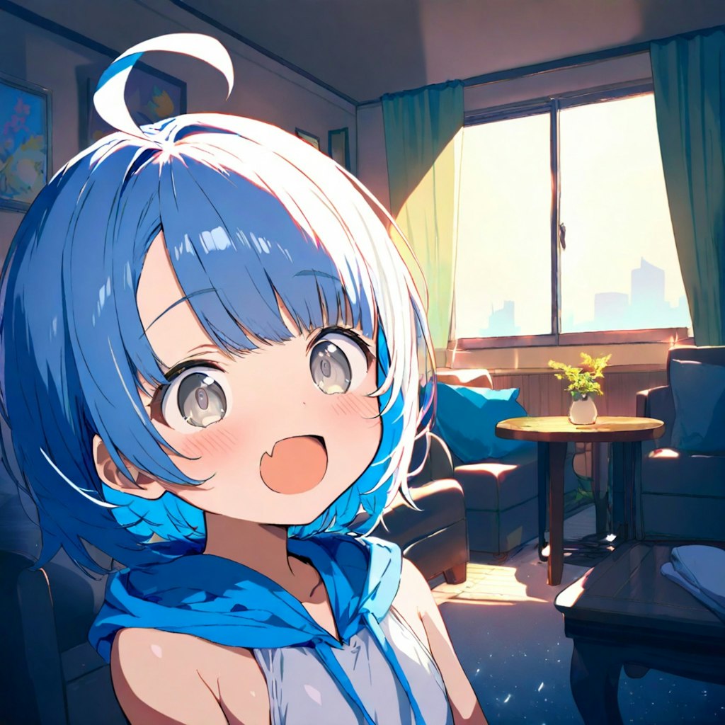 青髪ちゃん