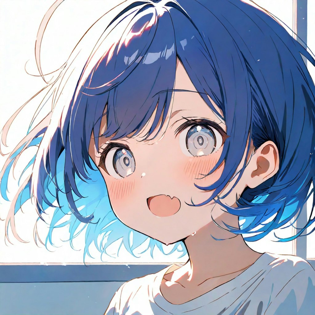 青髪ちゃん