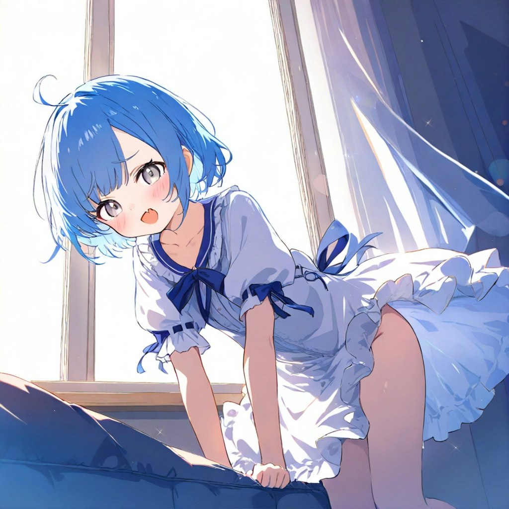 青髪ちゃん