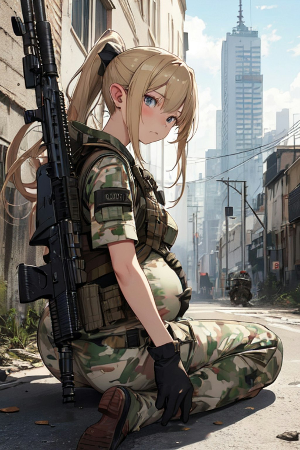 戦闘妊娠少女４９