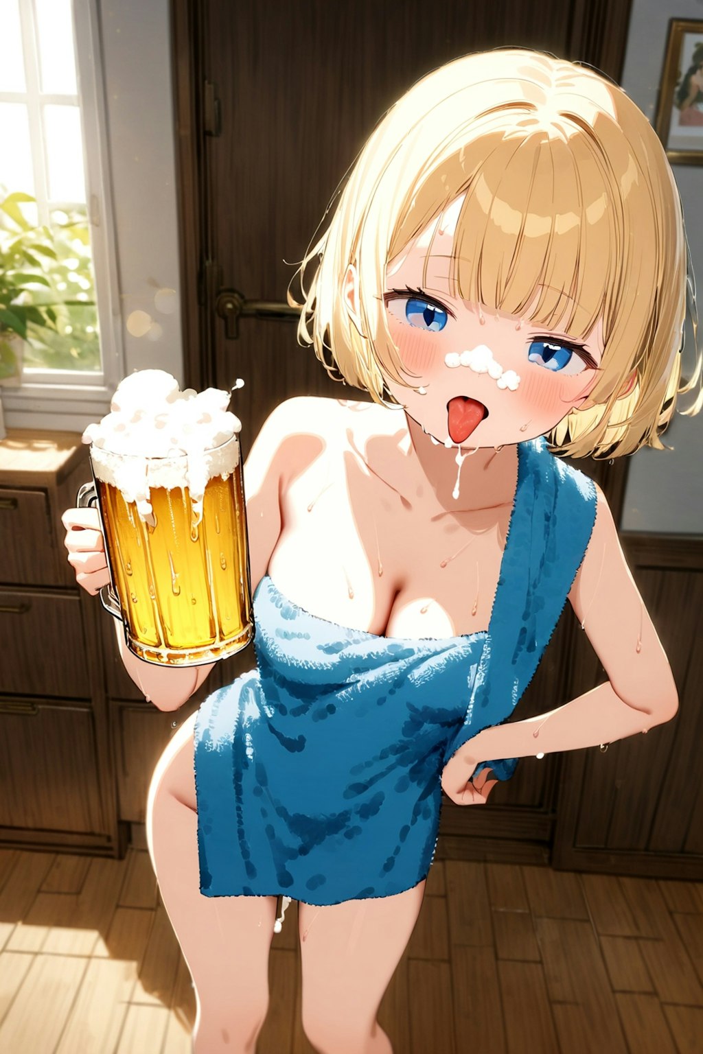 湯上がり🍺