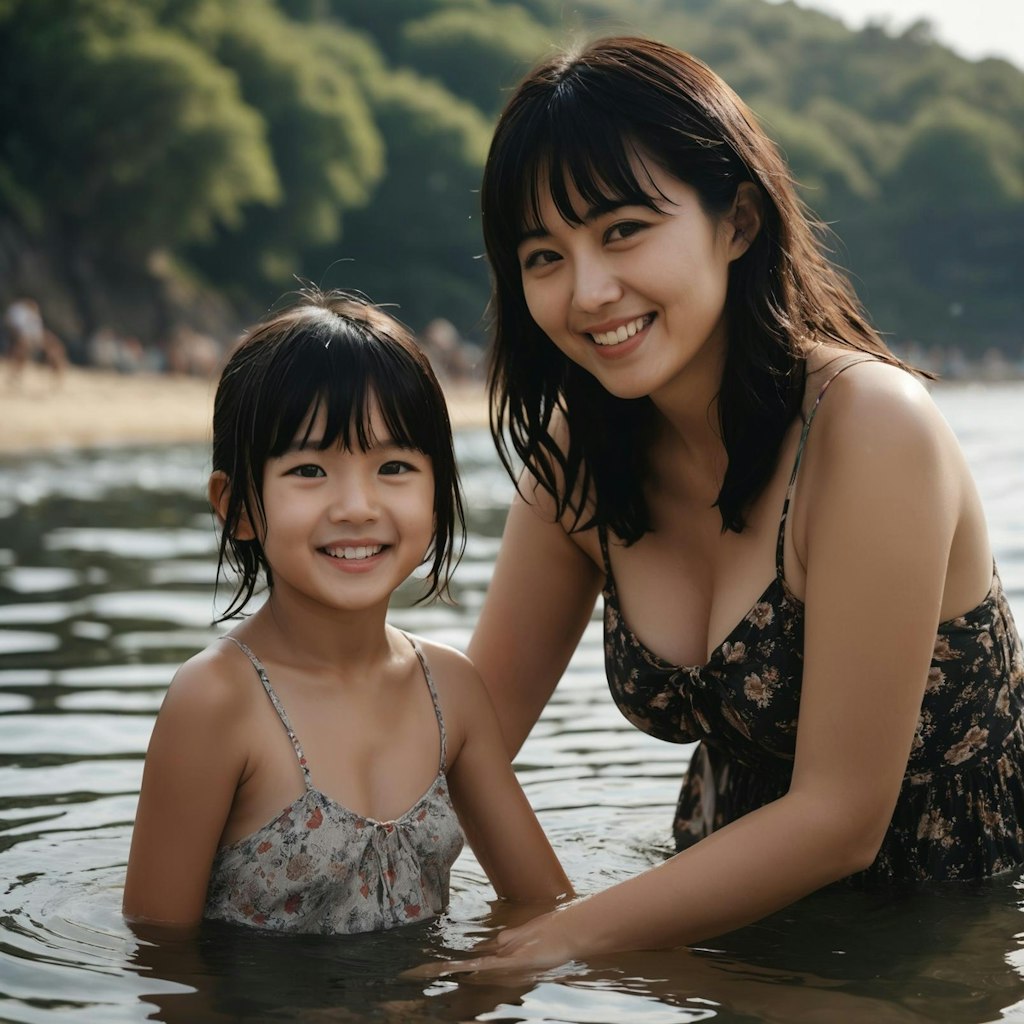 子連れママ　水遊び　詰め合わせ