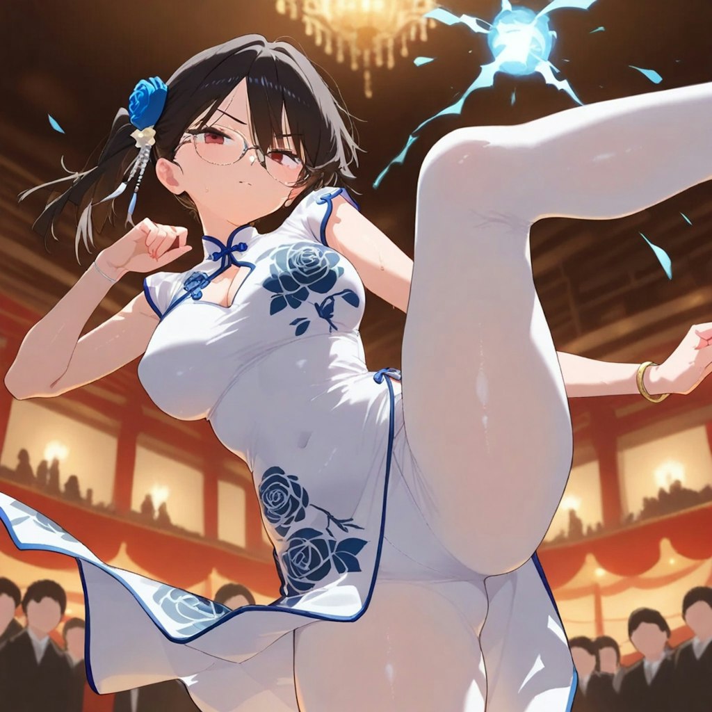 白チャイナは私の戦闘服