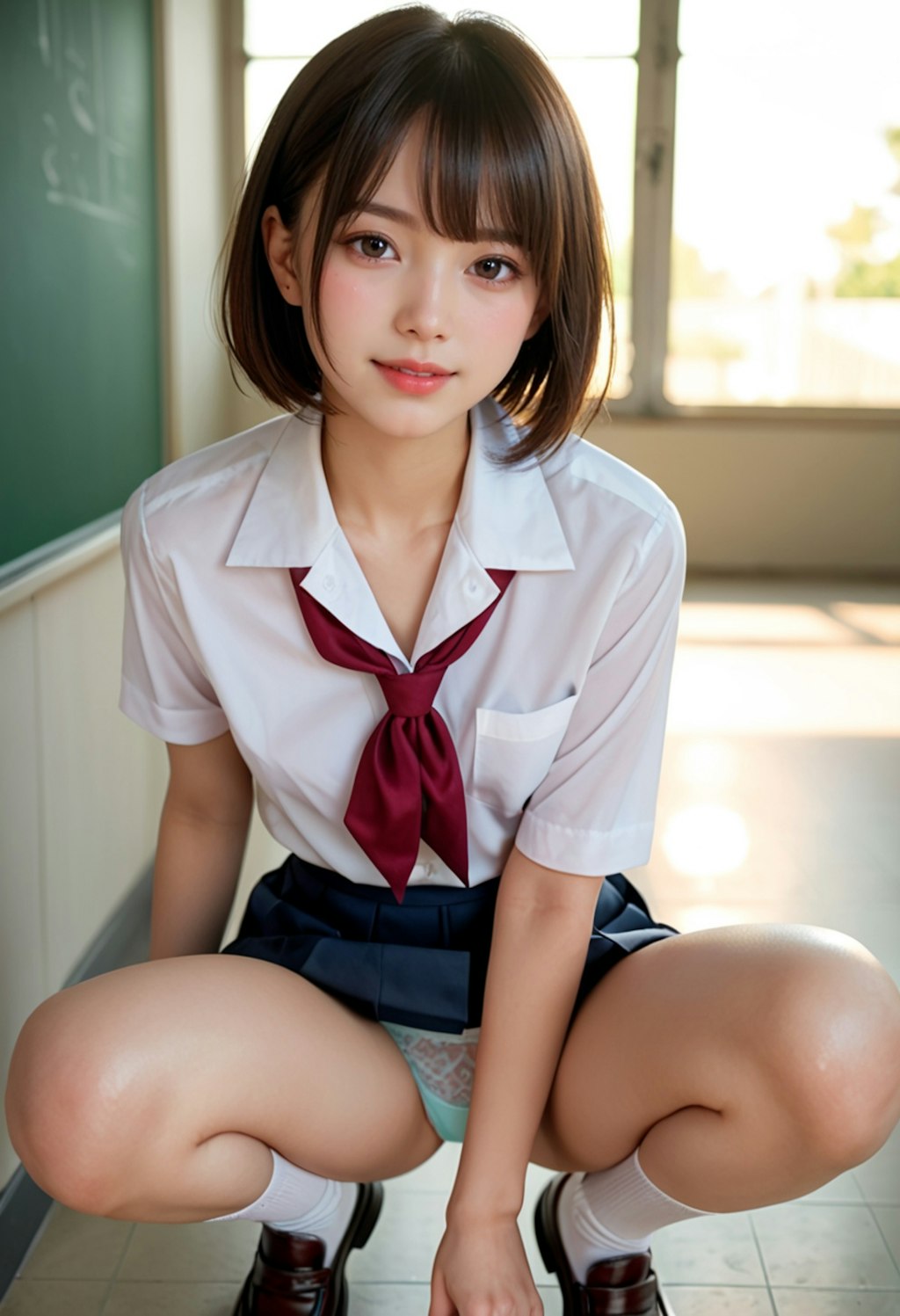 パンツ女子高生16