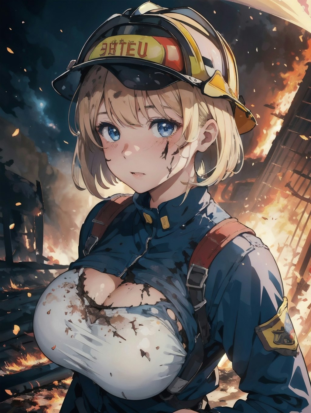 おっぱい消防士