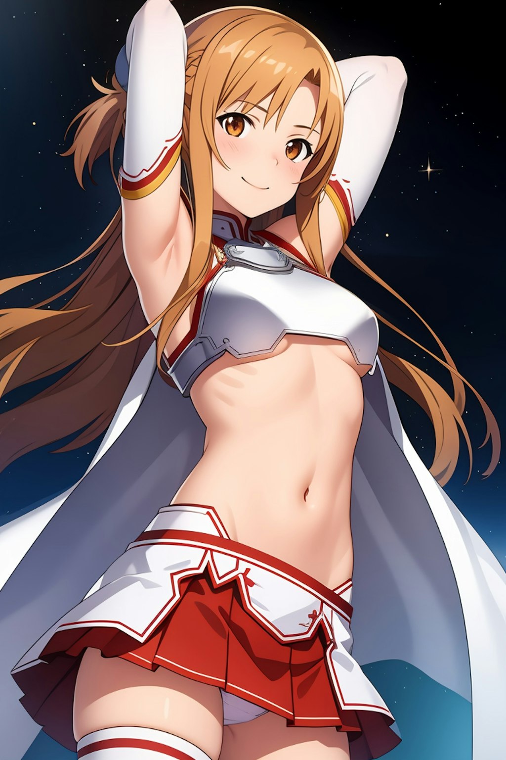 アスナちゃんのサービスショット / Service shots of Asuna