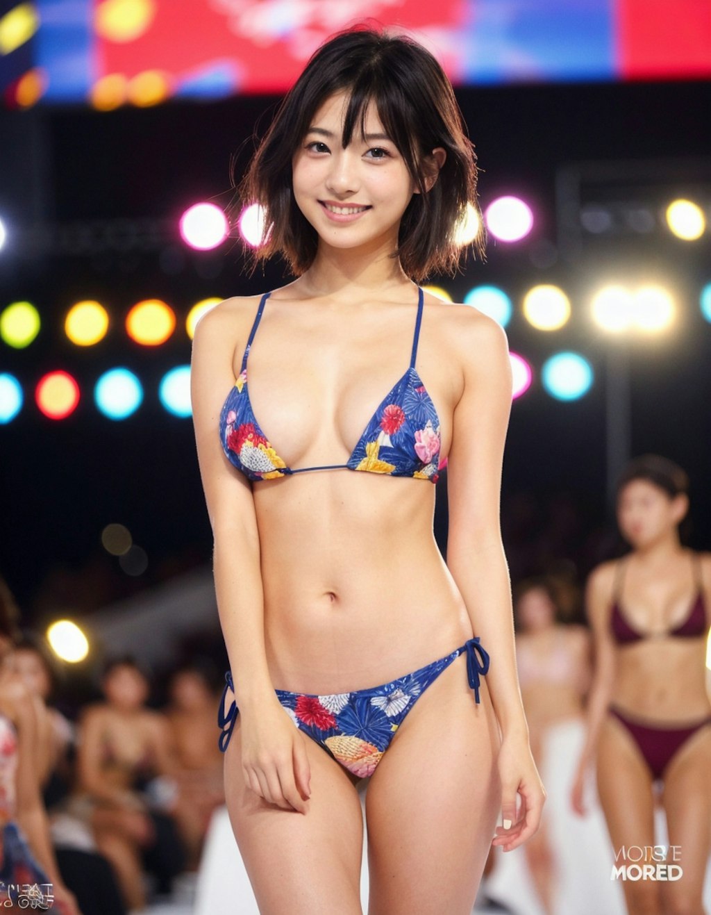 大興奮の水着美女ショー