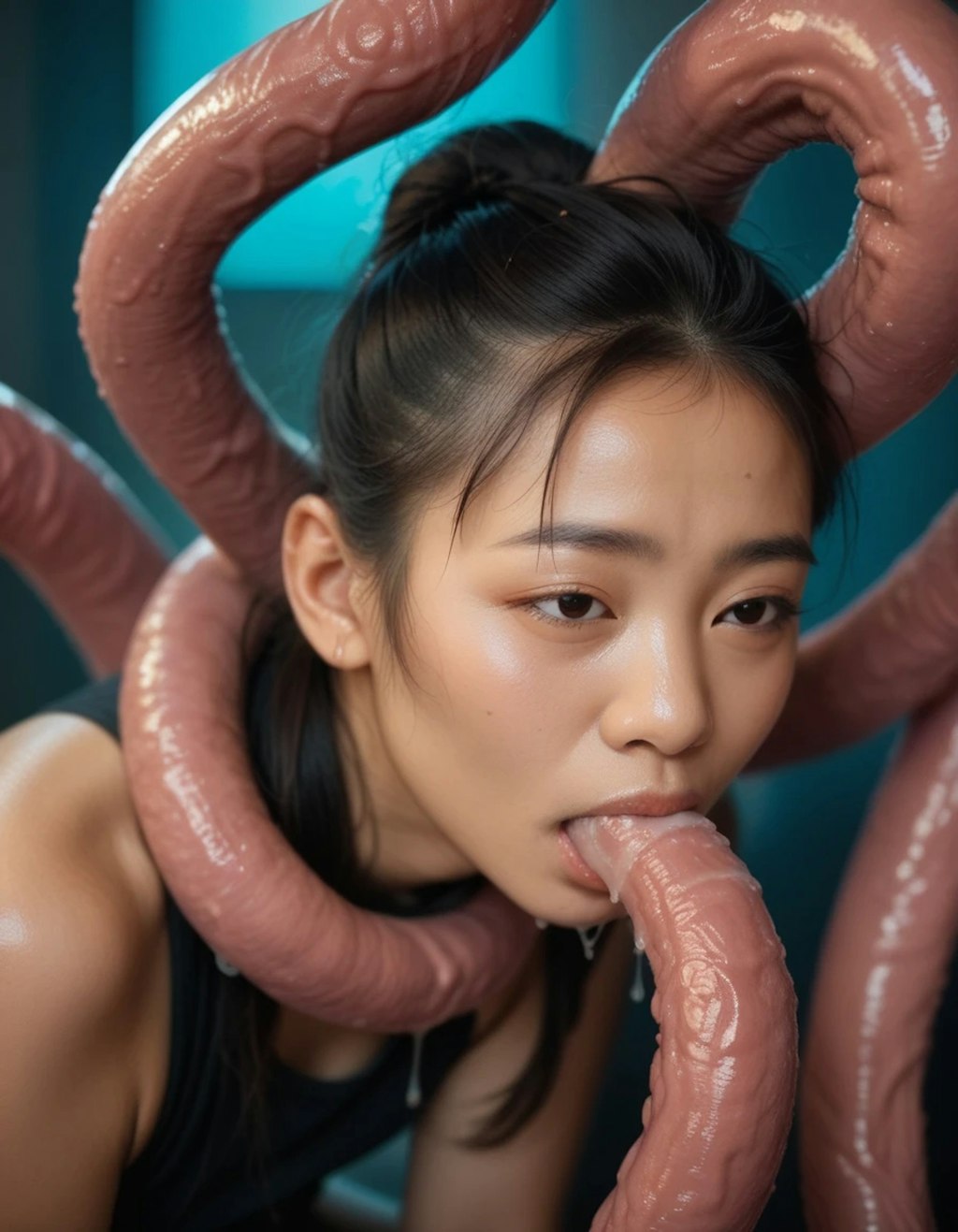 tentacles and girl