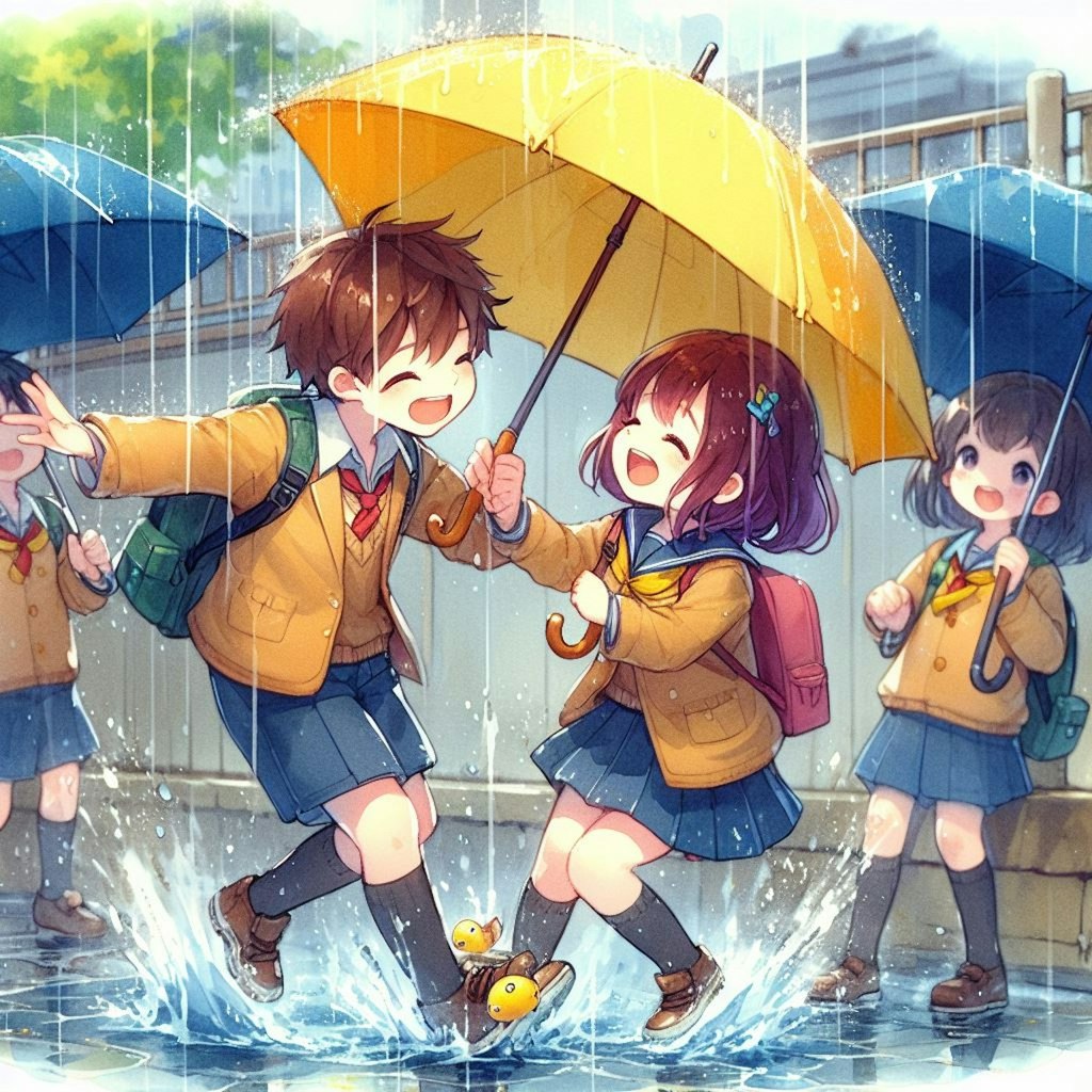 雨もまた楽しい