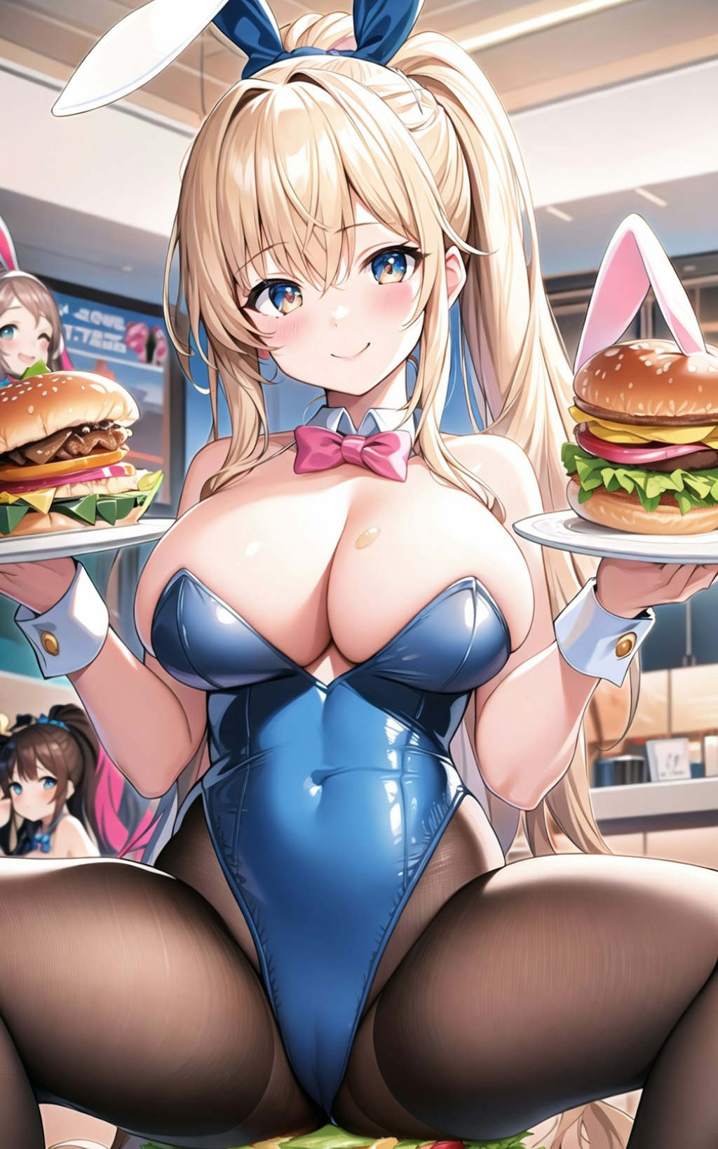 bunny's burger高みの見物？