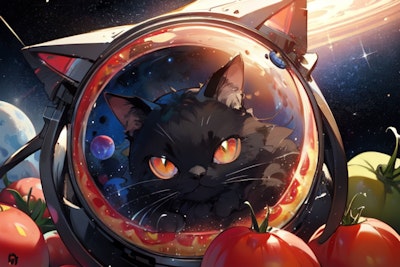 宇宙トマト猫