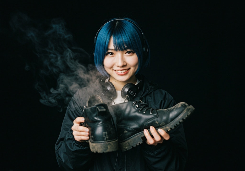 藍奈ちゃん お靴拝見！