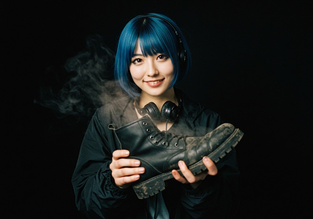 藍奈ちゃん お靴拝見！