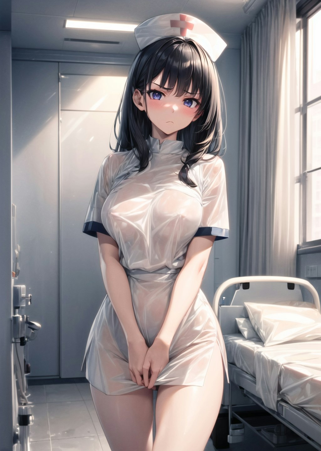 see-through nurse