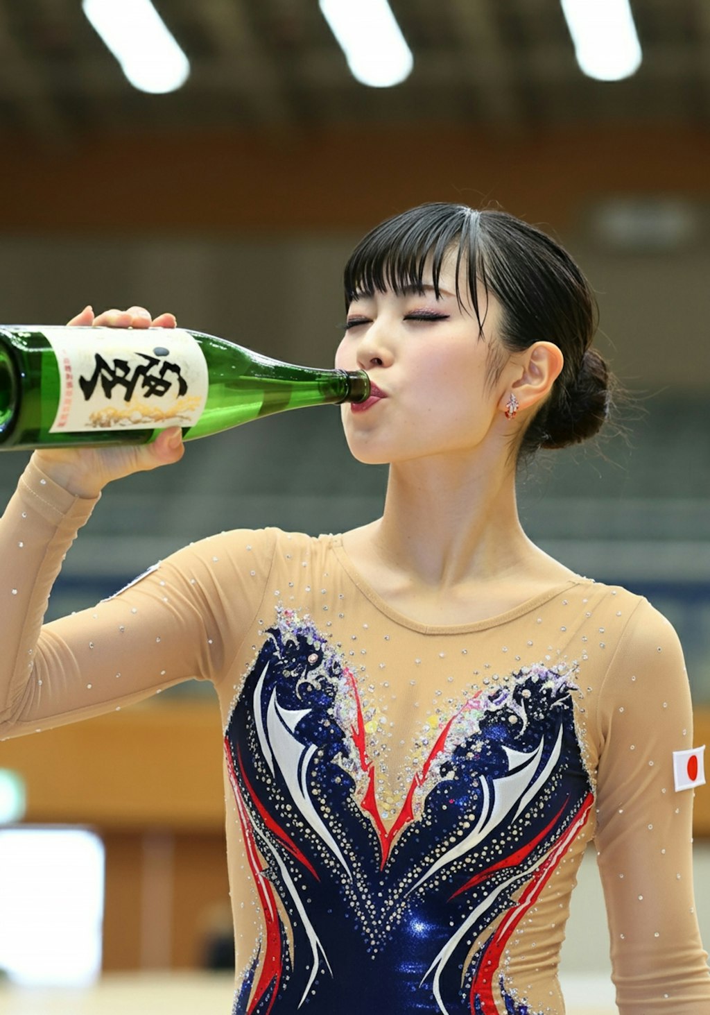 飲酒新体操選手