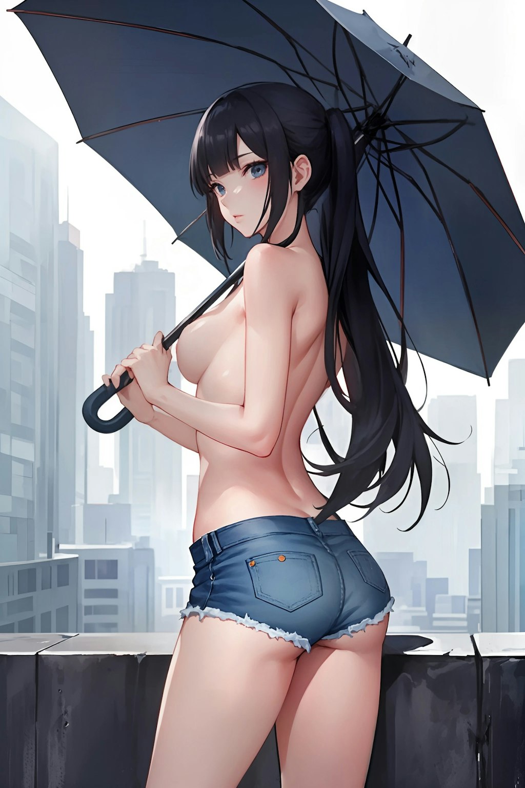 雨も滴る良い女⭐️ A good woman who drips rain