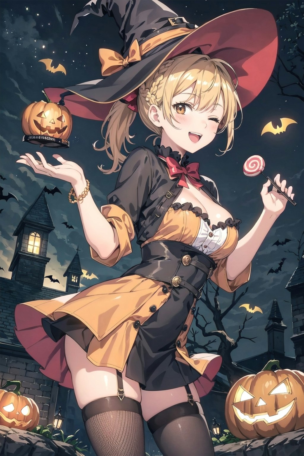 ハロウィンを満喫するうちのお嬢さま