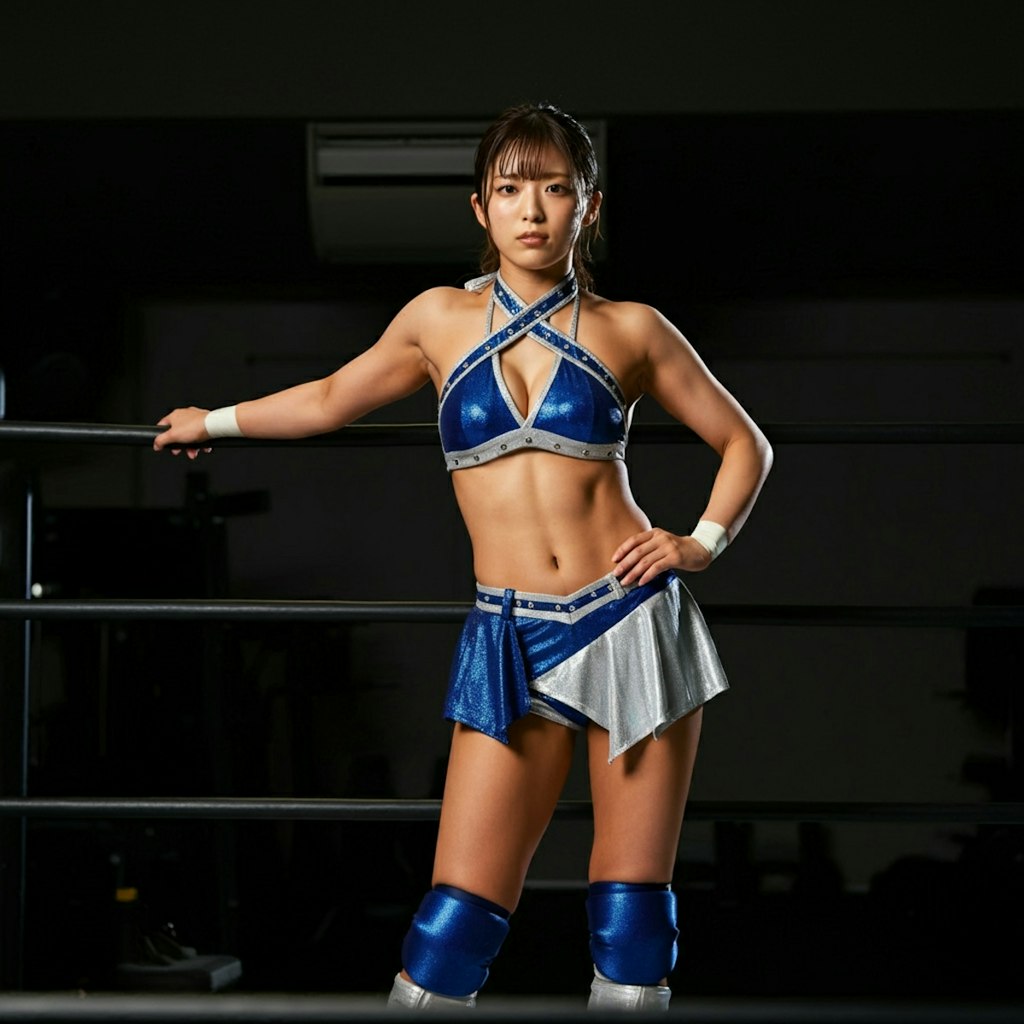 女子プロレスラーポートレート