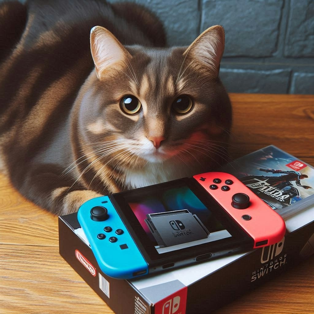 ニン〇ンドースイッチ2を買った猫