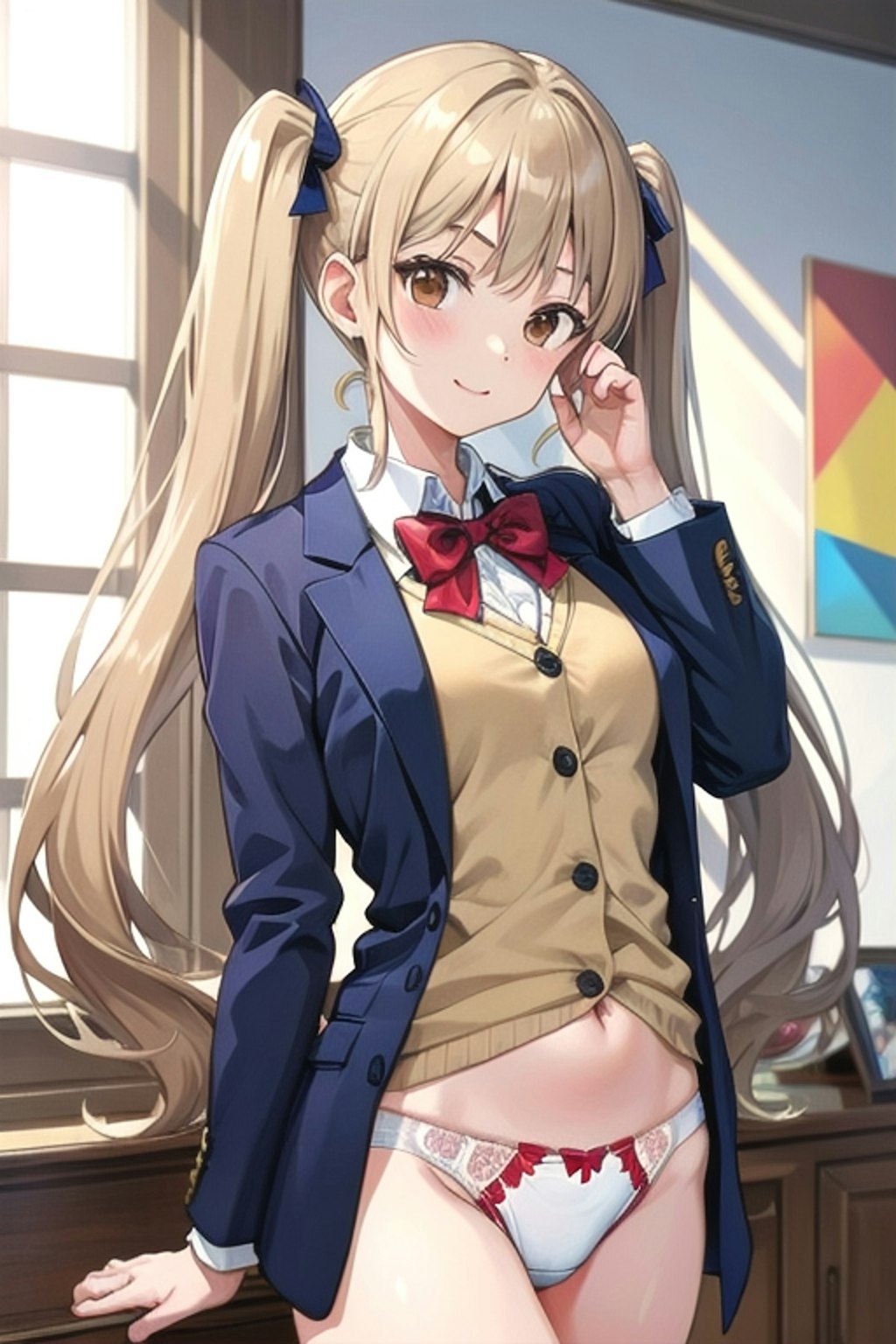 School twintails girl