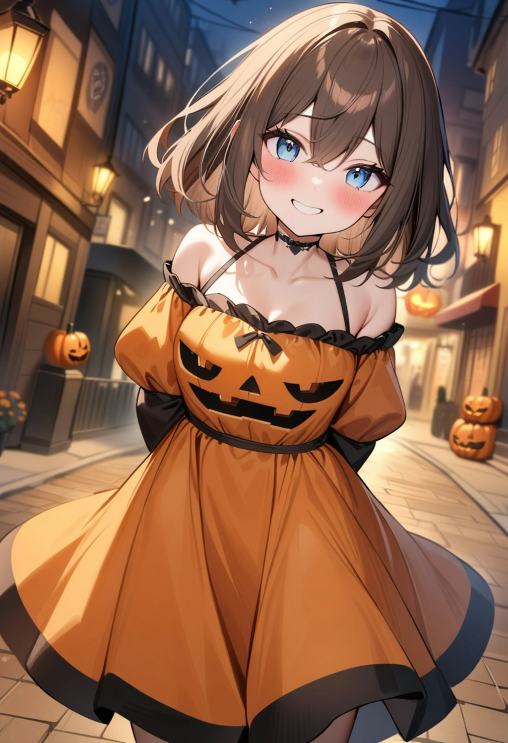 ユズキのジャックオーランタンドレス🎃👗