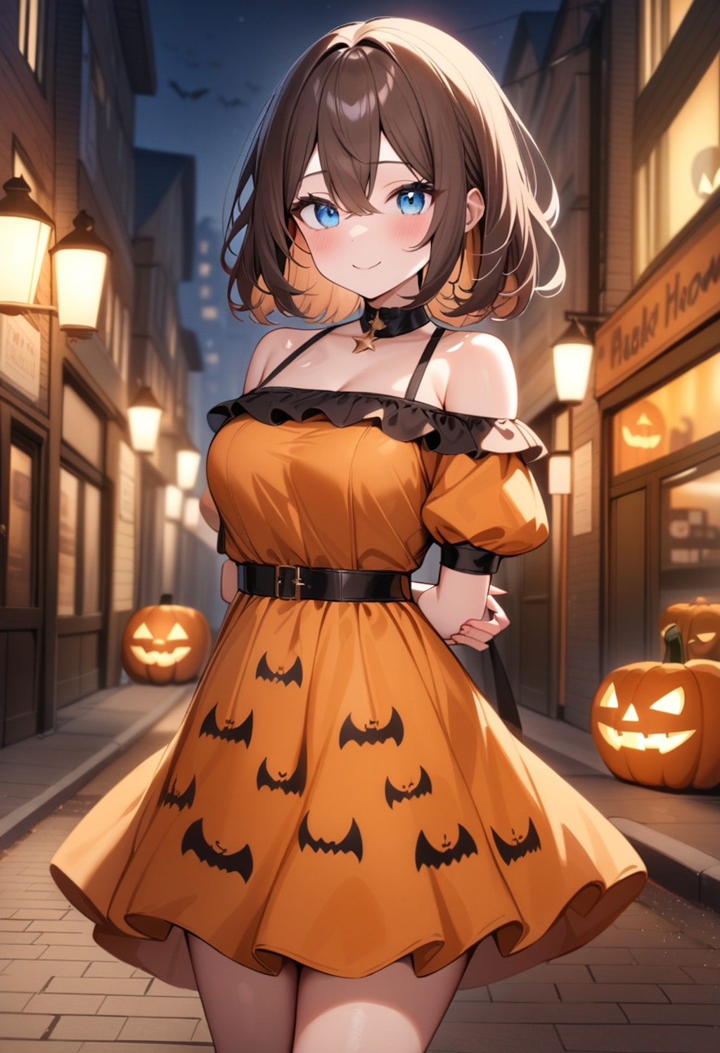 ユズキのジャックオーランタンドレス🎃👗