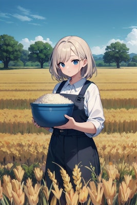 米の収穫絶対そうじゃない