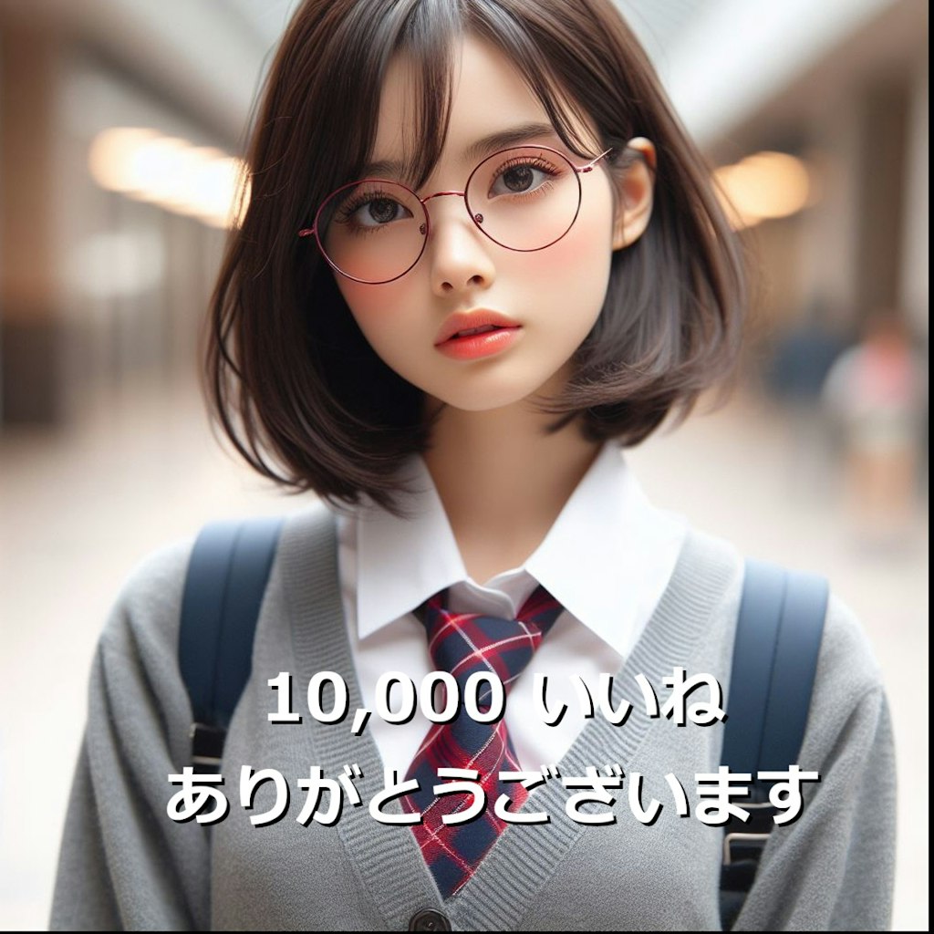 10,000いいねありがとうございます！