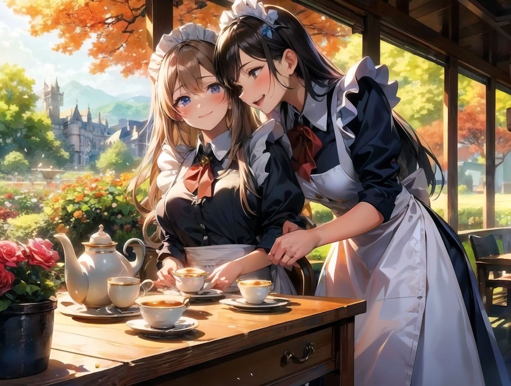 メイドのお茶会