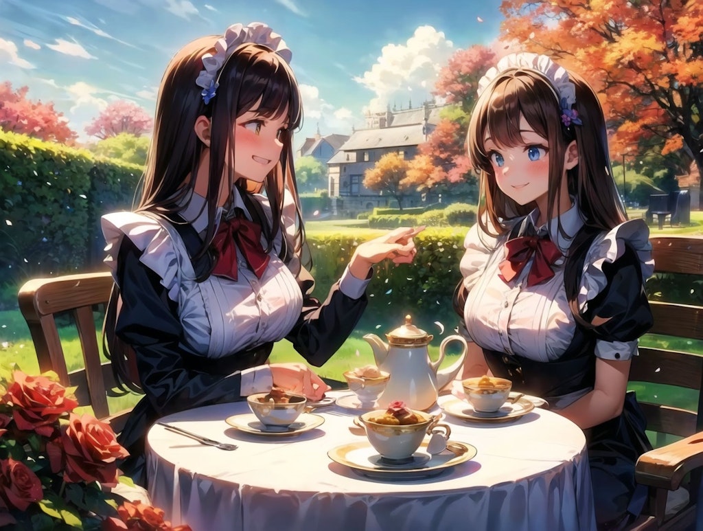 メイドのお茶会