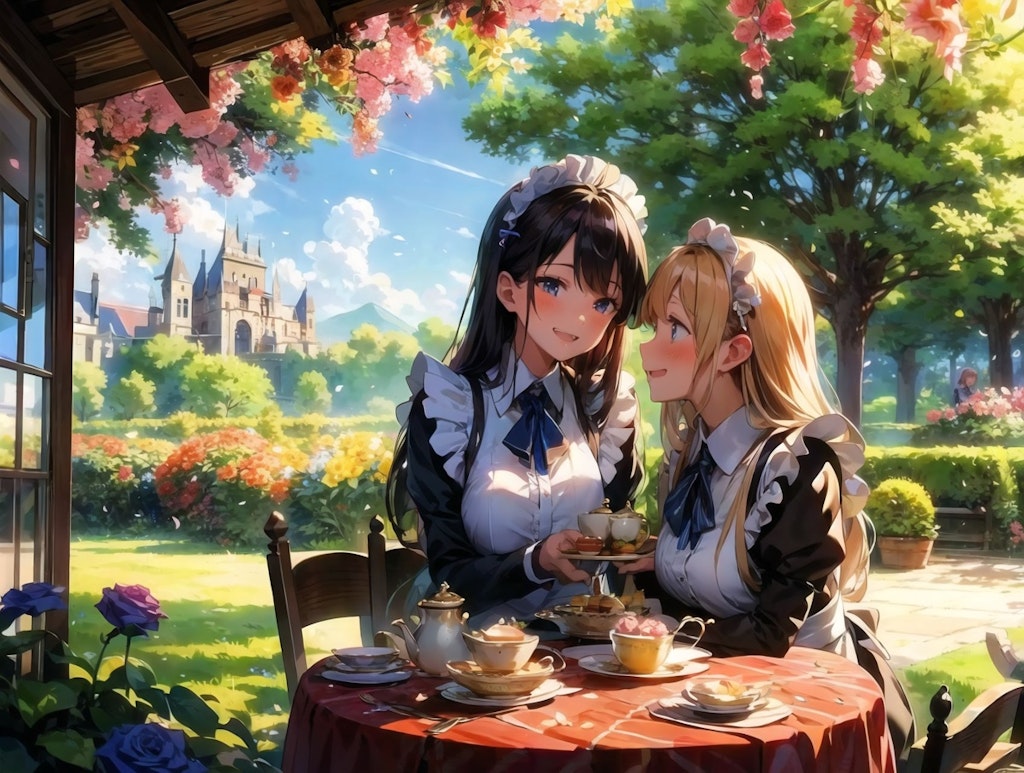 メイドのお茶会