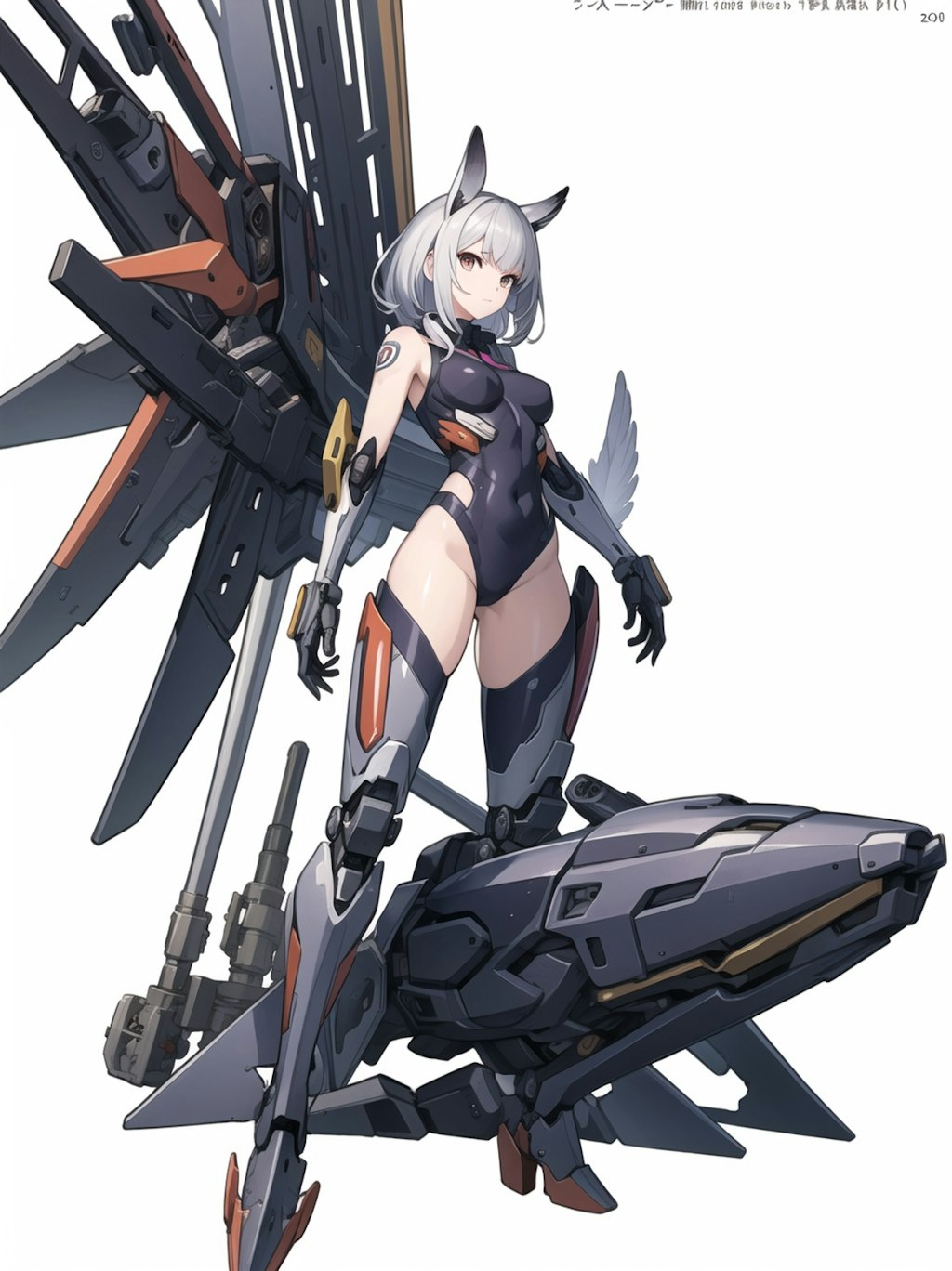 メカ娘　鳥