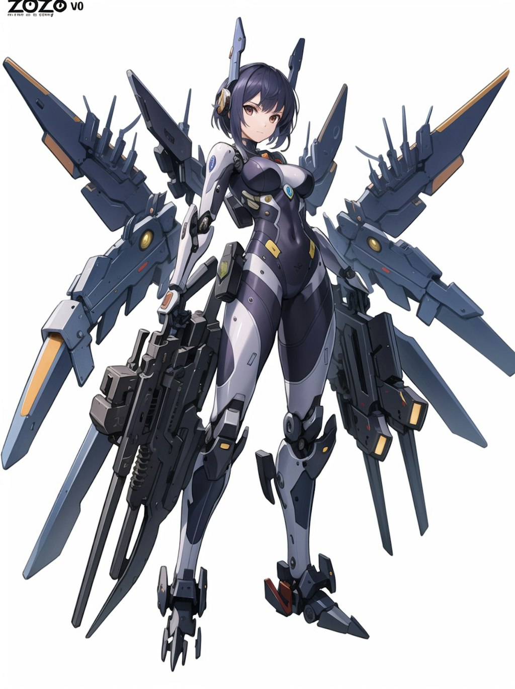 メカ娘　鳥