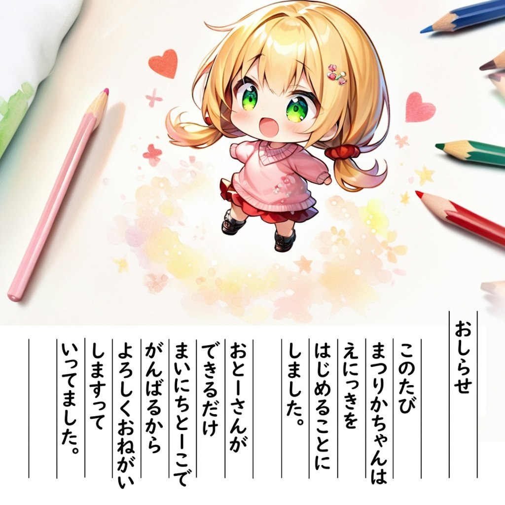 【茉莉花ちゃん】新シリーズ開始のお知らせ