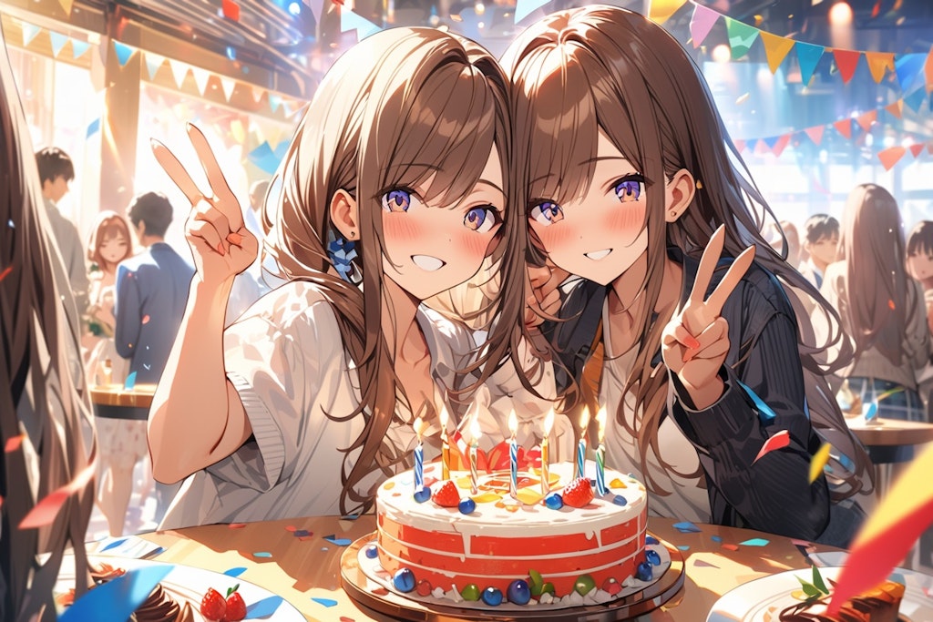 ２周年を２人で祝う！