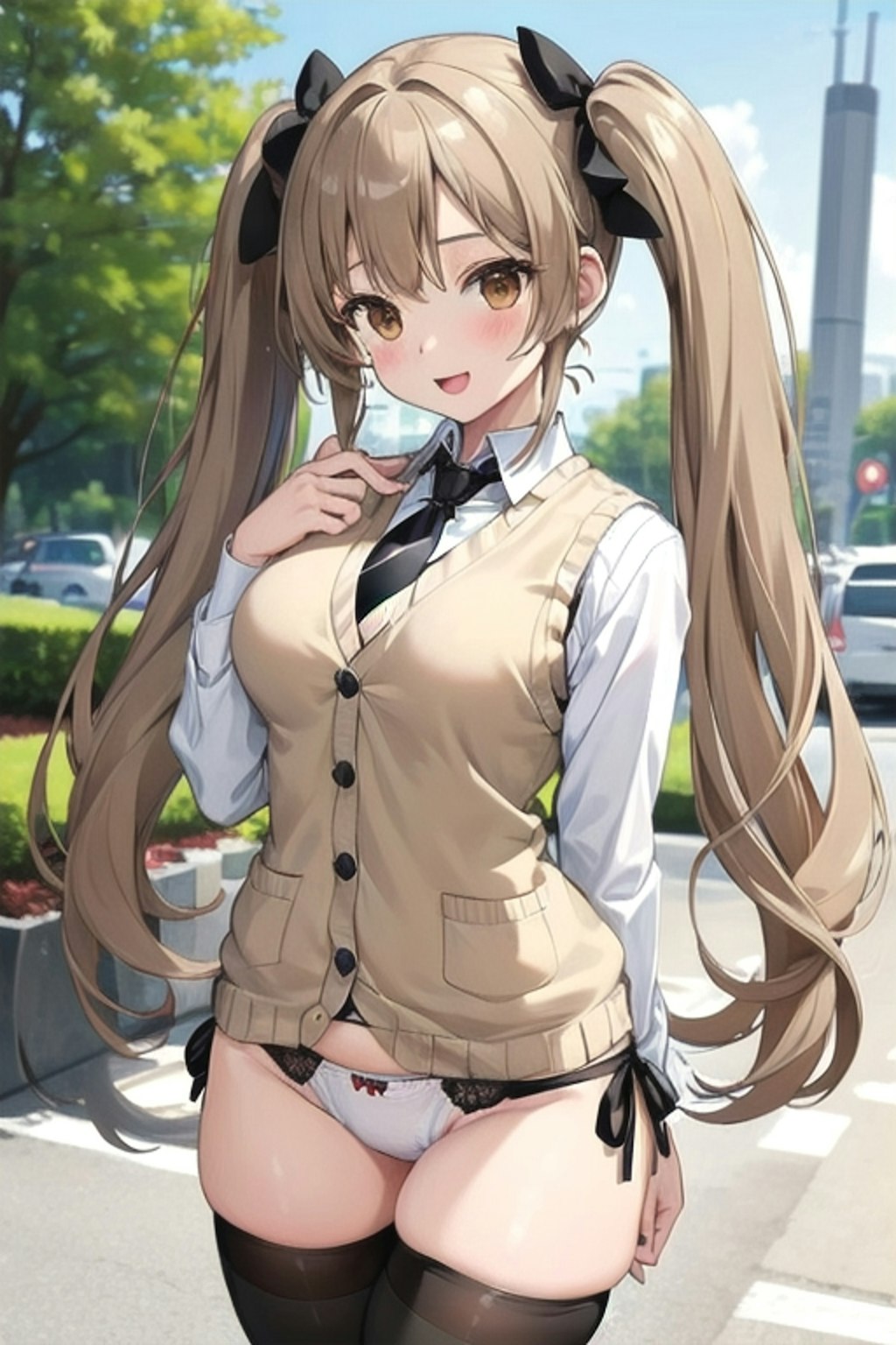 School twintails girl