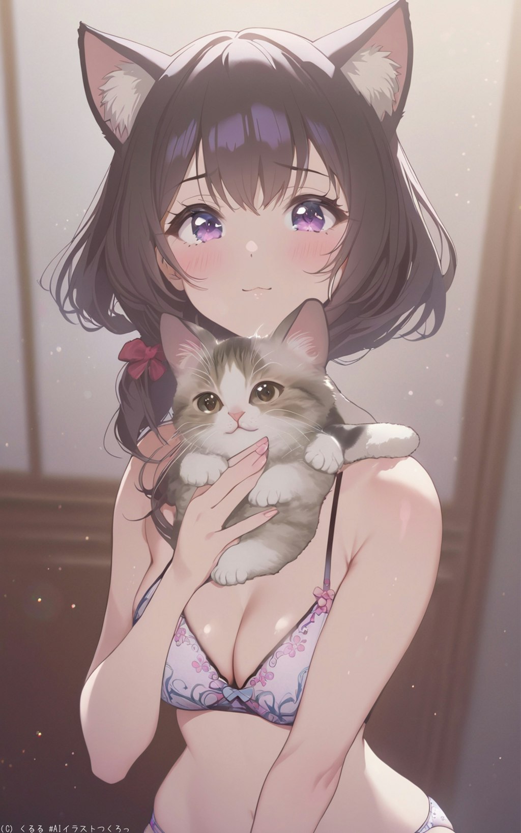 猫とぱんつ少女①