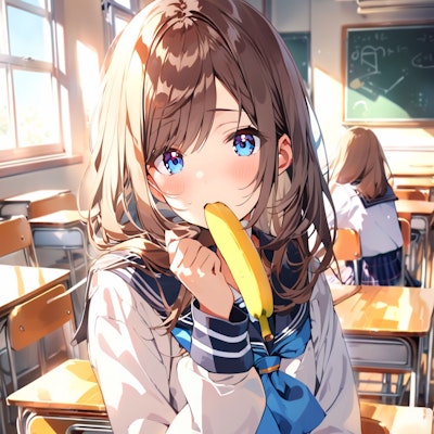バナナの食べ方…