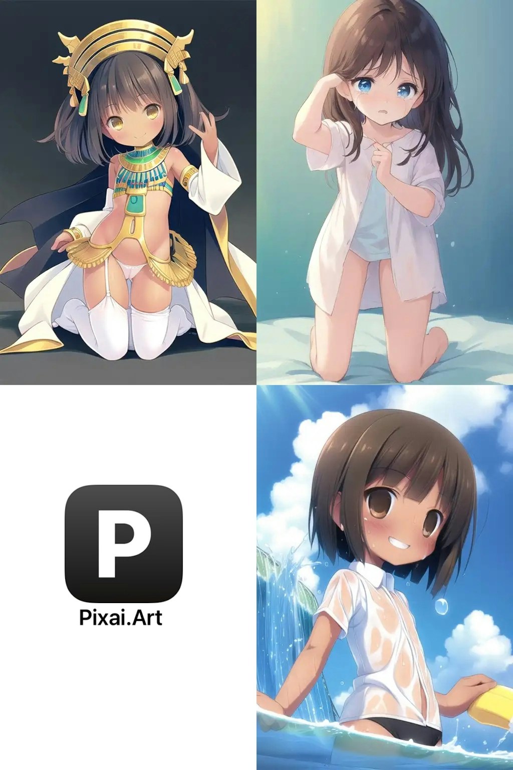 PixAIえちロリ絵まとめ