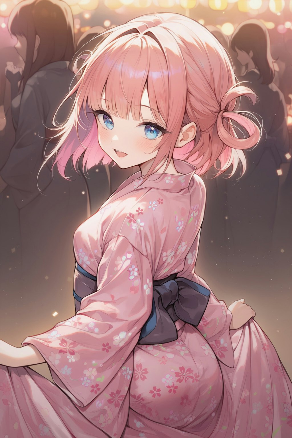 浴衣、可愛いでしょ?♡