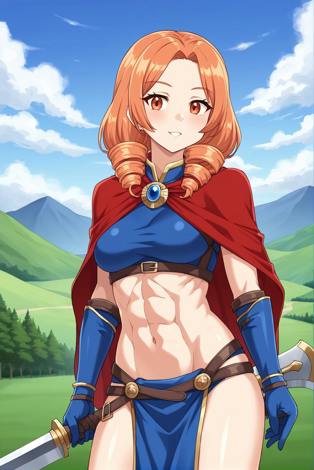 戦士系筋肉娘のイラスト詰め合わせ